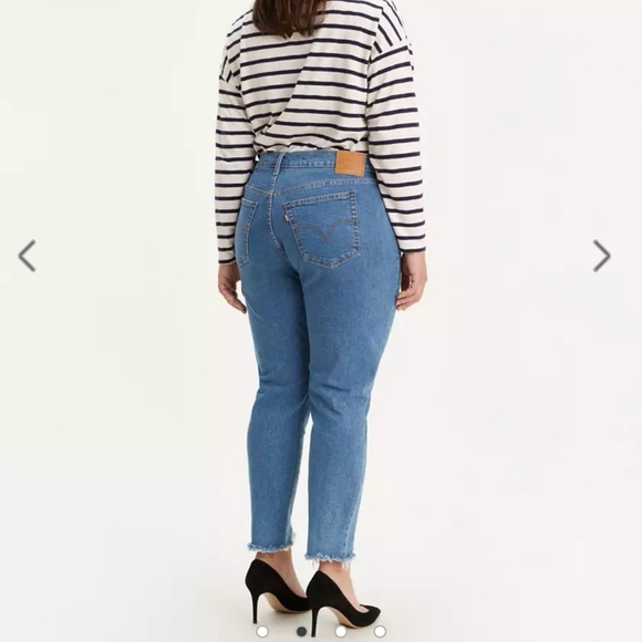 Levi’s Premium Raw Hem Wedgie Fit Skinny Jeans, size 25 - Picture 5 of 7